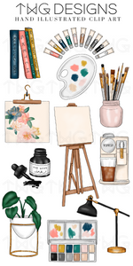 Art Studio Clipart Collection