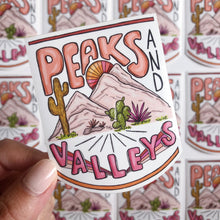 Load image into Gallery viewer, Peaks &amp; Valleys - Die Cut Sticker