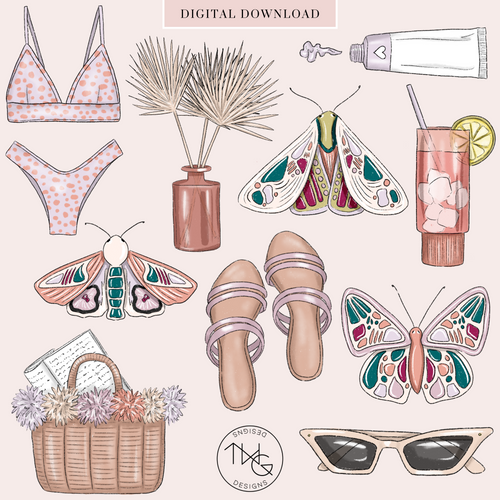 Sunset Clipart Collection
