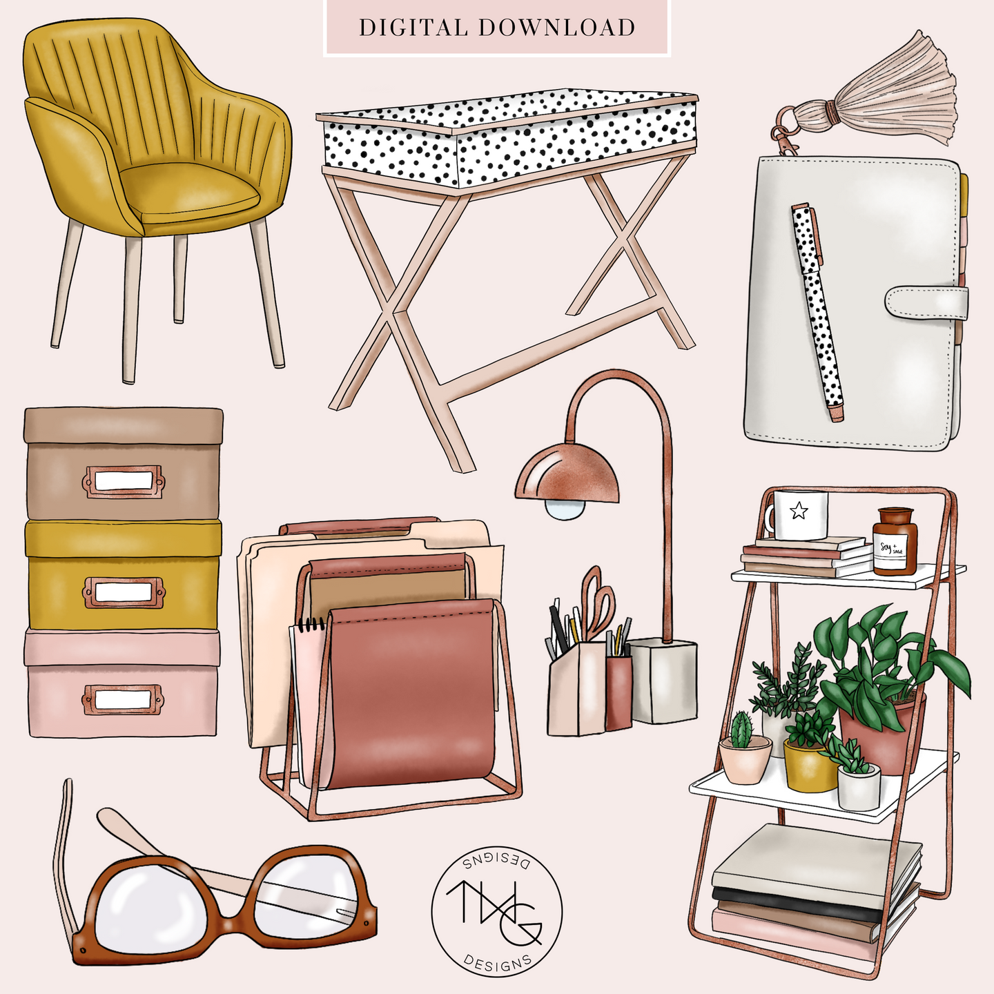 Moodboard Clipart Collection