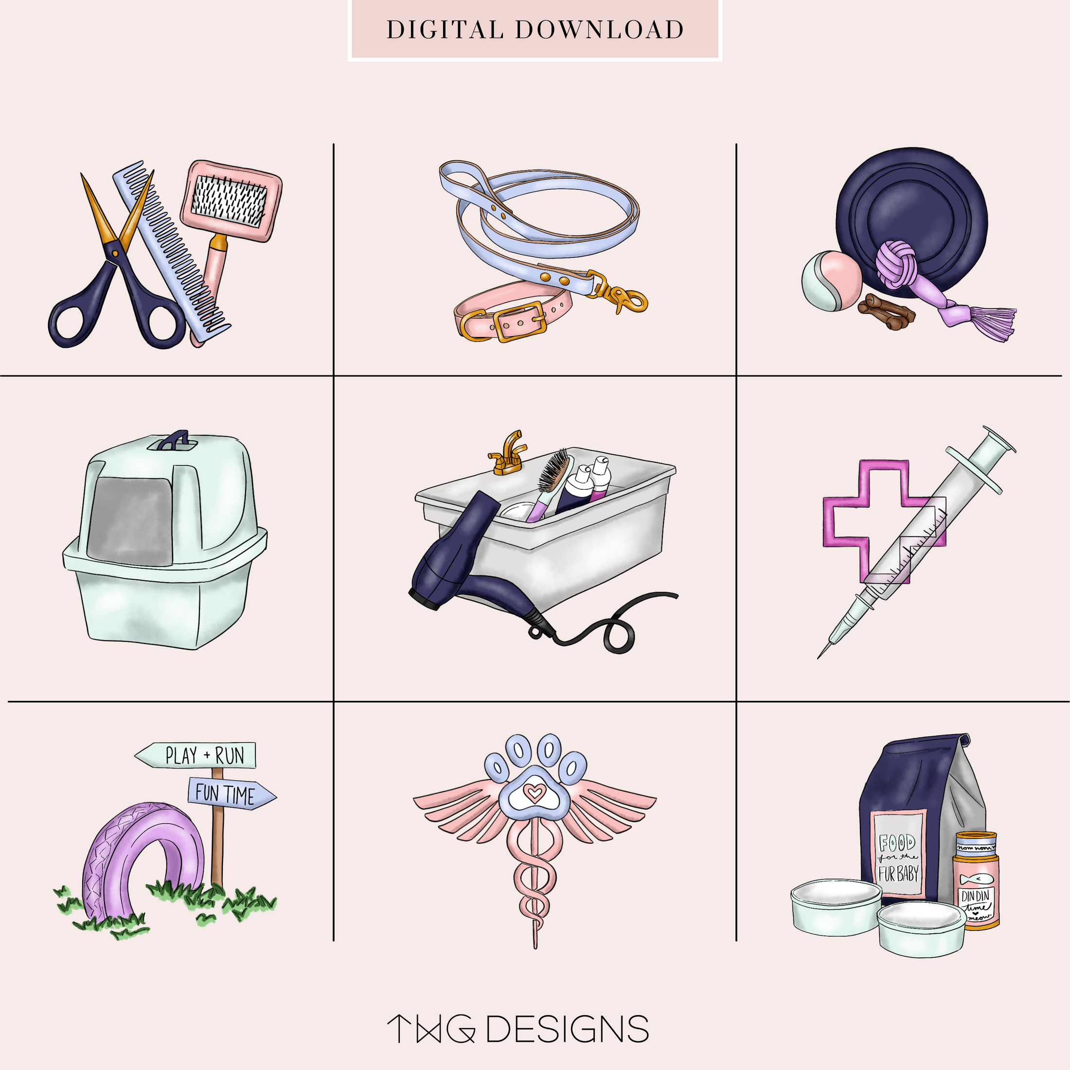 Pets - Task Planner Icons – TWG Designs