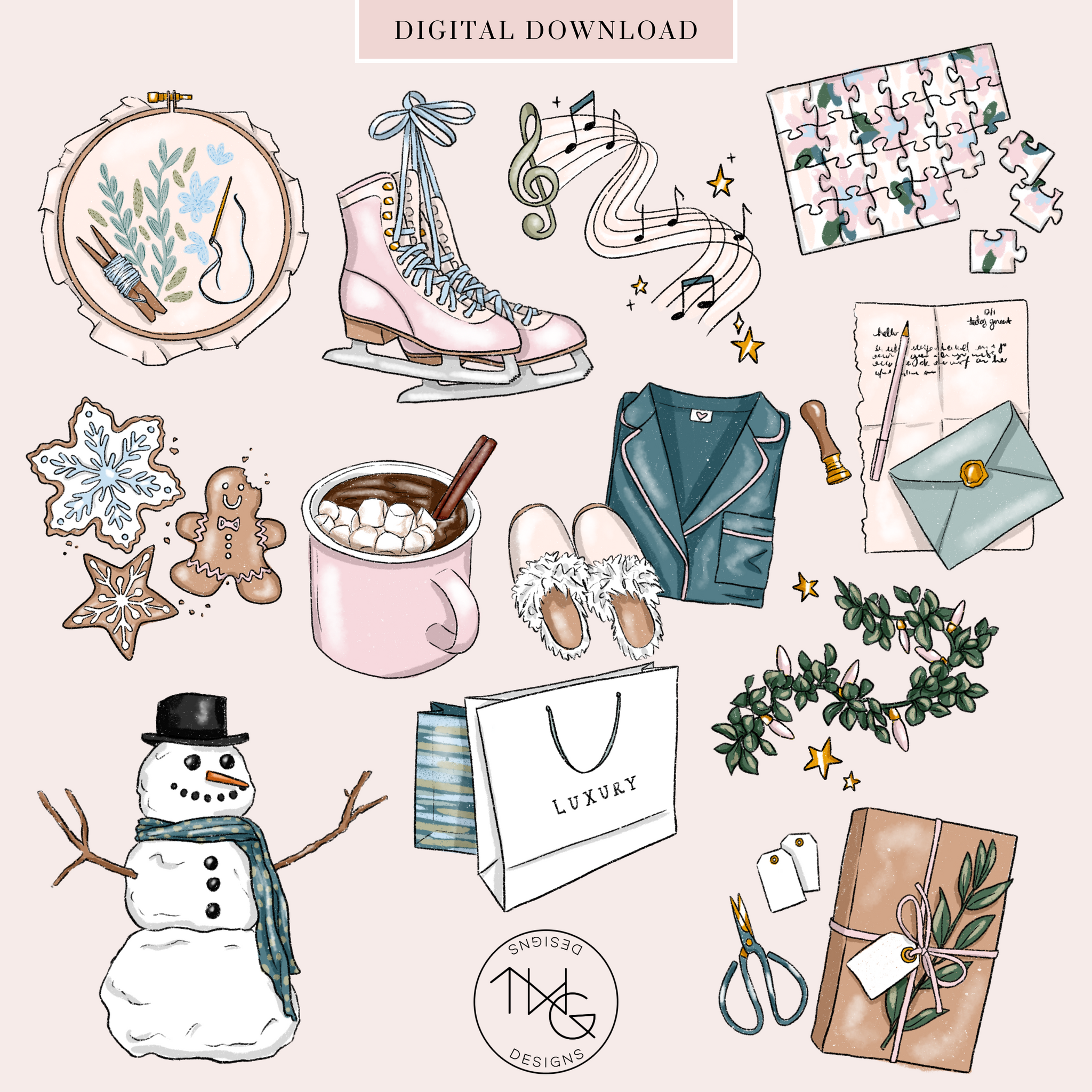 Winter Chill - Bucket List Icons – TWG Designs