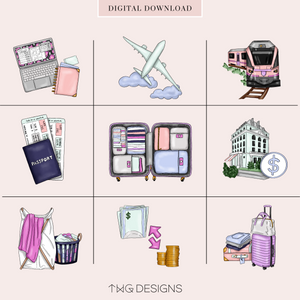 Travel - To Do Planner Icons