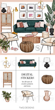 Load image into Gallery viewer, Boho Home V1 Clipart Collection