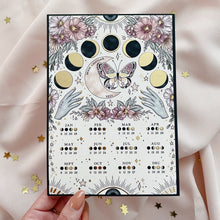 Load image into Gallery viewer, Moon Calendar 2021 - Double Sided Mini Print