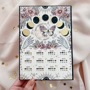 Moon Calendar 2021 - Double Sided Mini Print