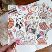 Load image into Gallery viewer, Pink Flatlay Micro Print