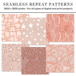 Clay Seamless Patterns