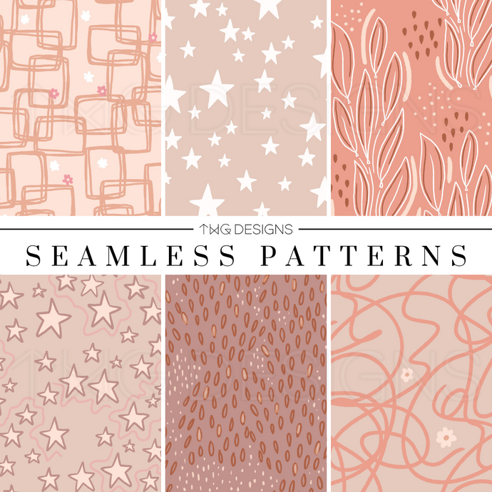 Clay Seamless Patterns