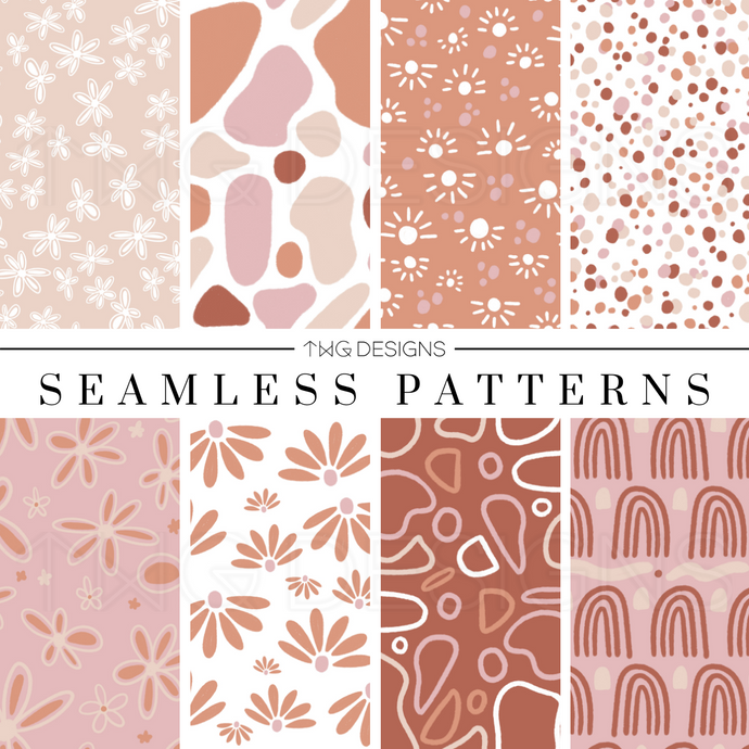 Sienna Seamless Patterns