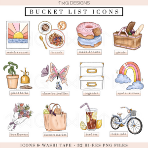 Spring Joy - Bucket List Icons