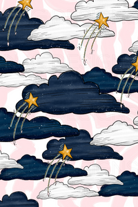 celestial clouds digital artwork background pattern 