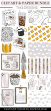 Load image into Gallery viewer, Fresh Start Clipart + Pattern Bundle