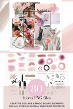 Load image into Gallery viewer, creative collage and moodboard elements bundle download