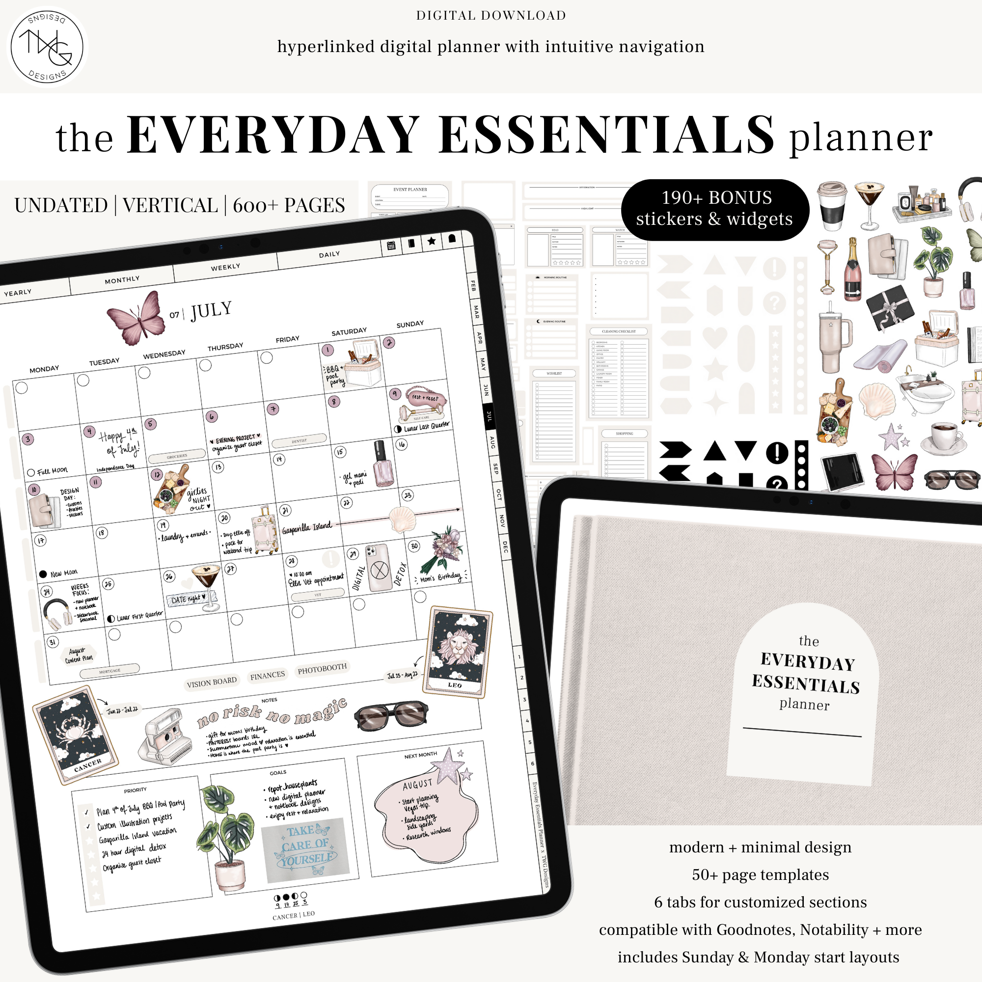 Everyday Essentials Life Planner