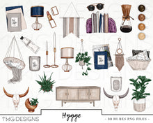 Load image into Gallery viewer, Collections, Hygge Clip Art Collection - TWG Designs