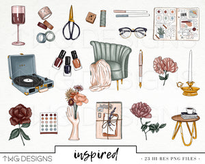 Collections, Inspired Clip Art Collection - TWG Designs