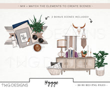 Load image into Gallery viewer, Collections, Hygge Clip Art Collection - TWG Designs