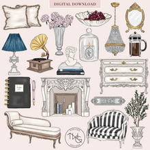 Load image into Gallery viewer, Tres Chic Clipart Collection