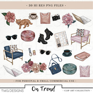 Collections, On Trend Clip Art Collection - TWG Designs