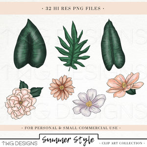 Collections, Summer Style Clip Art Collection - TWG Designs