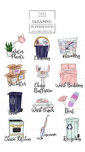 Load image into Gallery viewer, cleaning clipart chores clipart hand drawn digital graphics bundle