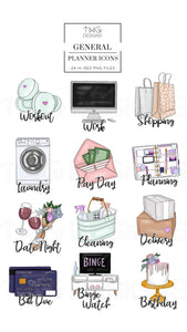 Planner Icons clipart, General - To Do Planner Icons - TWG Designs