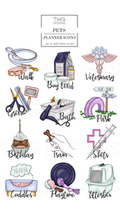 Planner Icons, Pets - To Do Planner Icons - TWG Designs