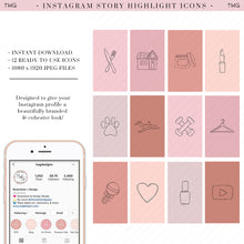 Load image into Gallery viewer, Minimal Lines Instagram Story Highlight Icons