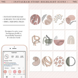 Boho Abstract Vol. 2 Instagram Story Highlight Icons