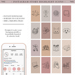 Lifestyle Instagram Story Highlight Icons