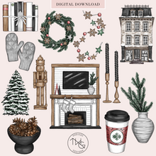 Load image into Gallery viewer, Holiday Home Clipart Collection