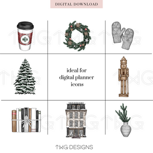 Holiday Home Clipart Collection