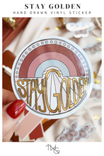 Load image into Gallery viewer, Stay Golden - Die Cut Sticker