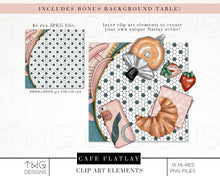Load image into Gallery viewer, flatlay illustration clipart png graphics