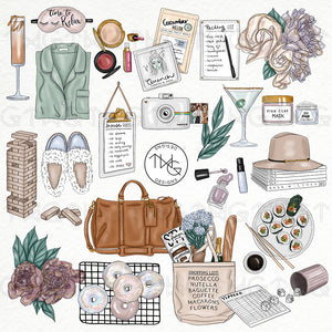 Collections, Girls Weekend Clip Art Collection - TWG Designs