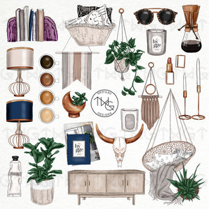 Collections, Hygge Clip Art Collection - TWG Designs