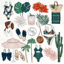 Load image into Gallery viewer, Collections, Palm Springs Clip Art Collection - TWG Designs