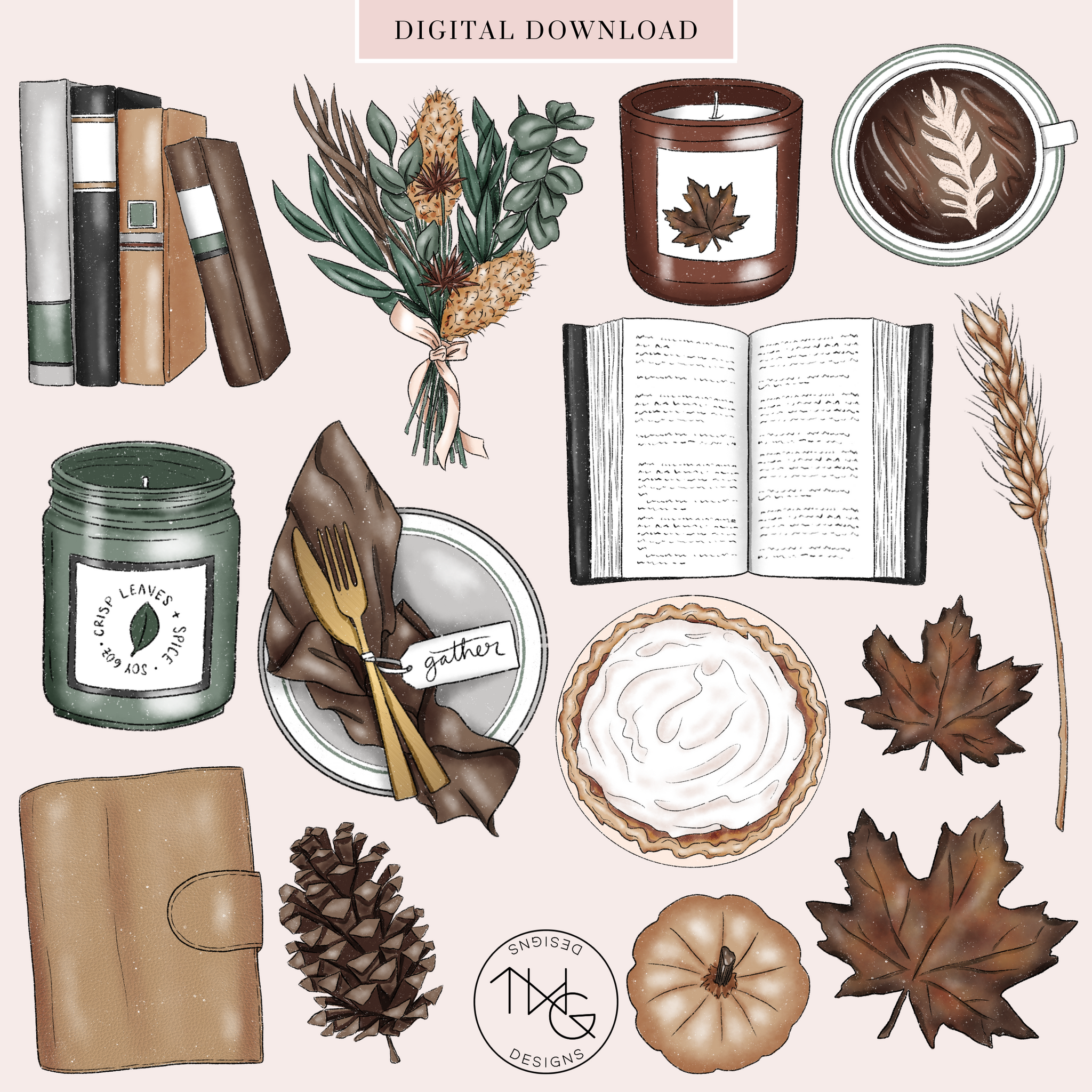 Crafting Supplies Clipart Collection – TWG Designs