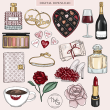 Load image into Gallery viewer, XOXO Clipart Collection